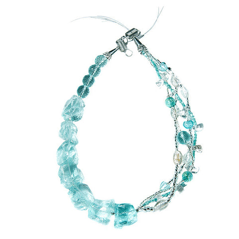 Atla - Aqua Quartz Necklace
