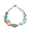 Thalassa - Caribbean Blue Agate Necklace