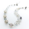 Hemera - Silver Mesh and Crystal Necklace