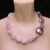Lelya - Rose Quartz Nugget Necklace