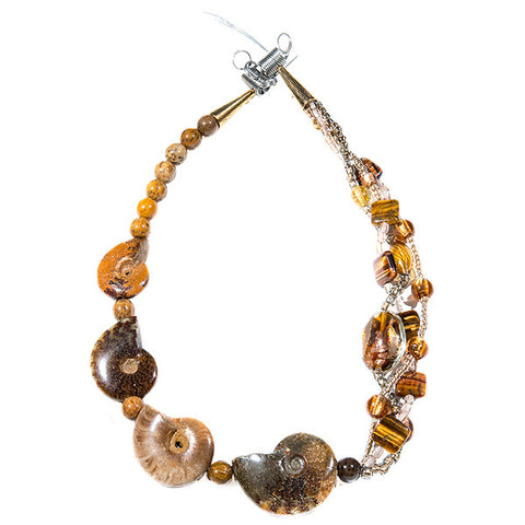 Gaia - Ammonite Necklace
