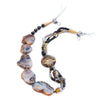 Alke - Black and White Agate Necklace S View