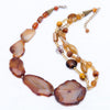 Fortuna - Brown Agate Necklace S View