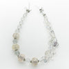 Hemera - Silver Mesh and Crystal Necklace